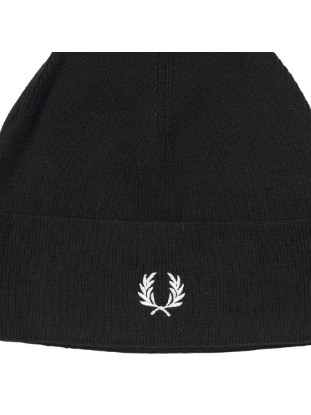 Vunena klasična kapa Fred Perry bijela