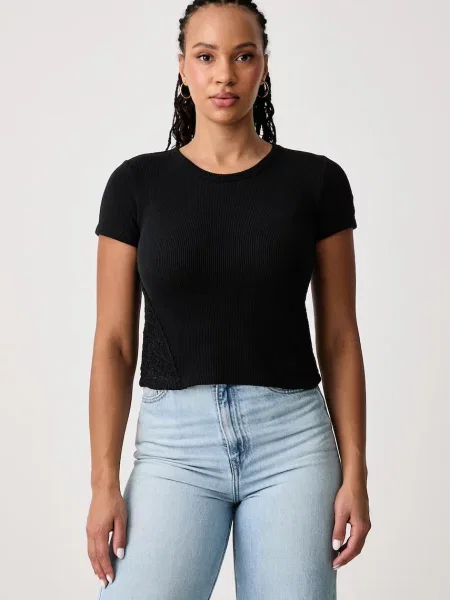 Guess Jeans tričko černé