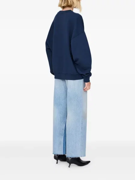 Суитчър Anine Bing бродиран синьо