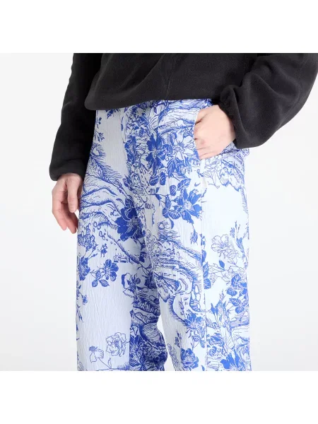 Kalhoty Nike Sportswear Collection Mid-Rise Jacquard Track Pants White/ Hyper Royal/ White L bílé