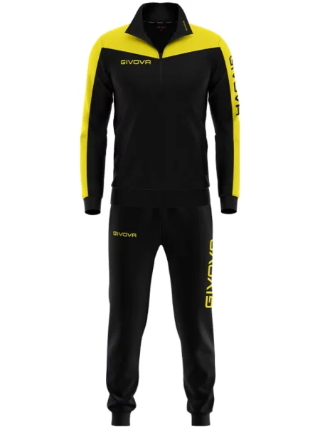 GIVOVA dres komplet spodnie i bluza S czarny