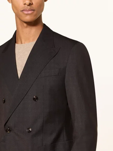 Joop! Oblekové Sako Heazy Slim Fit dark brown hnědé