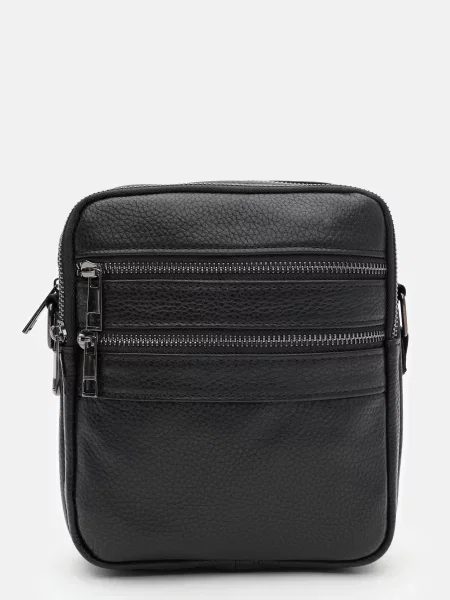 Borsa Leather Мессенджер Шкіра чорний