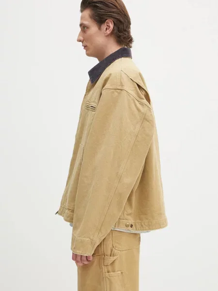 Джинсовая куртка Ambush в деловом стиле из канваса бежевая