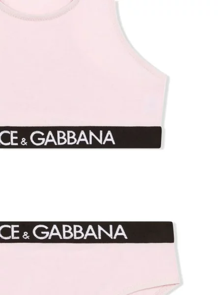 Majtki dziecięce Dolce And Gabbana różowe