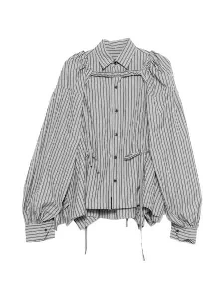 Koszula Yohji Yamamoto w paski szara