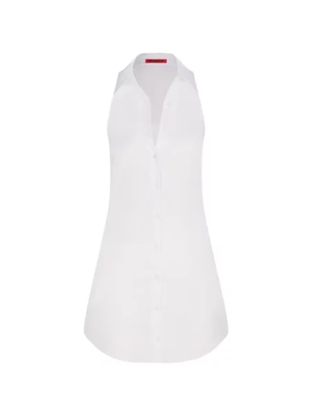 Rochie mini Simon Miller fără mâneci de costum alb