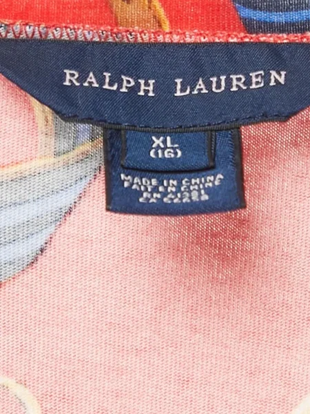 Pantaloni Polo Ralph Lauren de costum cu imagine de lână alb