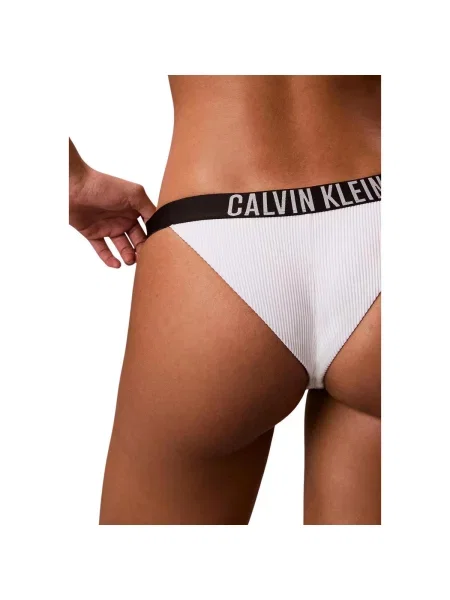 Costum de baie Calvin Klein Jeans alb