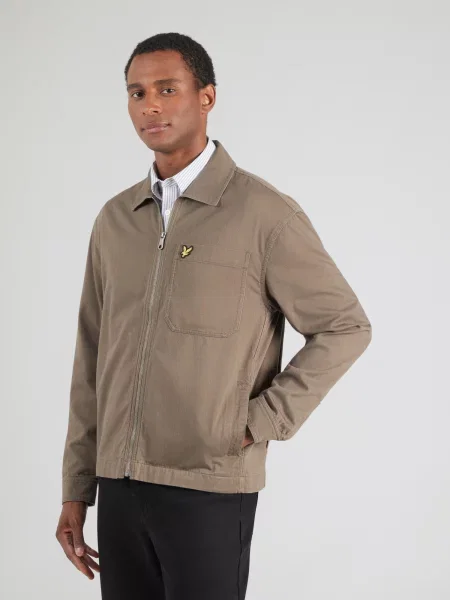 Lyle & Scott Prechodná bunda olivová