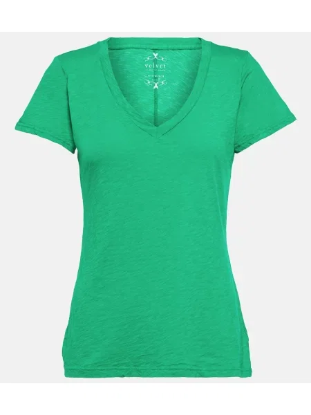 Tricou Velvet de catifea roșu