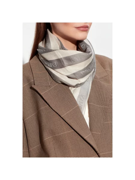 Pasek Emporio Armani beżowy