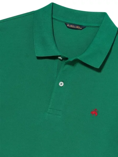 Fleece pólóing Brooks Brothers zöld