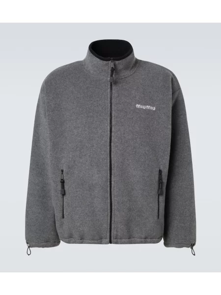 Polar Miu Miu polarowy szary