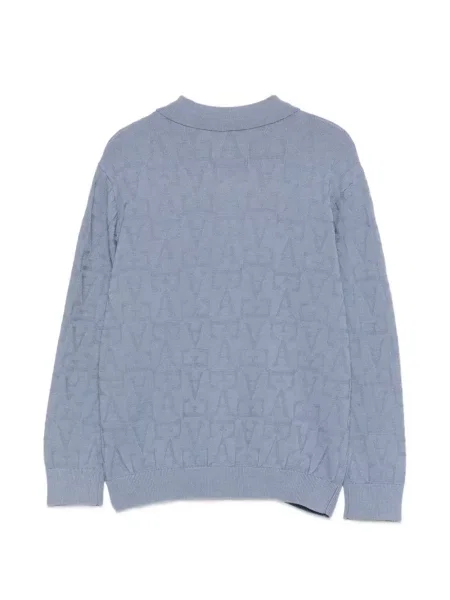 Koszulka polo dziecięca Emporio Armani niebieska