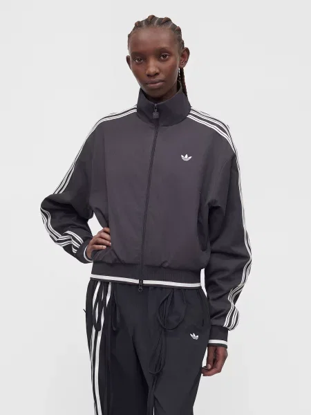 ADIDAS ORIGINALS Prechodná bunda FB čierna biela