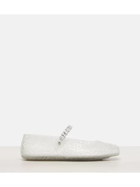 Pantofi cu toc Jimmy Choo alb