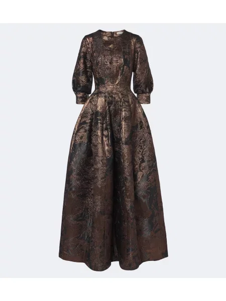 Rochie Simkhai din jacard maro