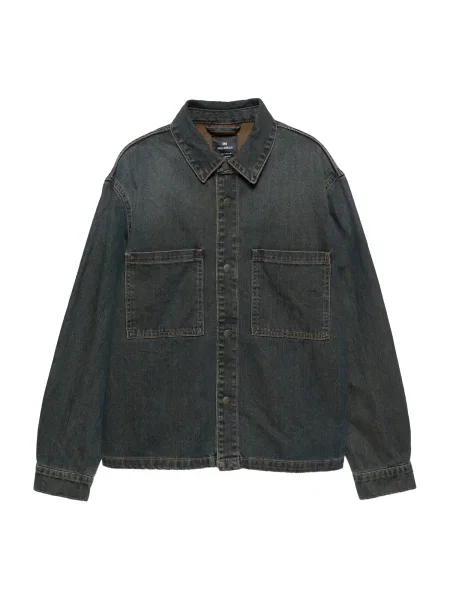 Pull&Bear Košeľa tmavomodrá