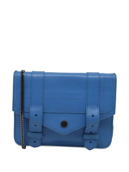 Colier Proenza Schouler din piele albastru