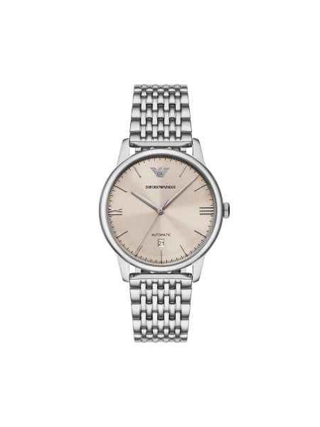 Emporio Armani Hodinky Mesh Automatic strieborná