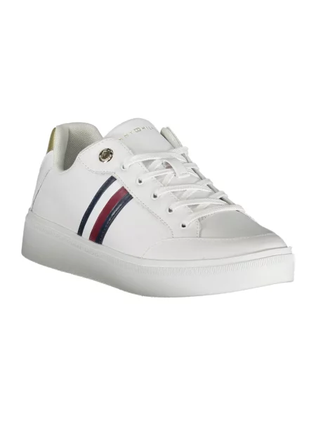Trampki Tommy Hilfiger skórzane sznurowane białe