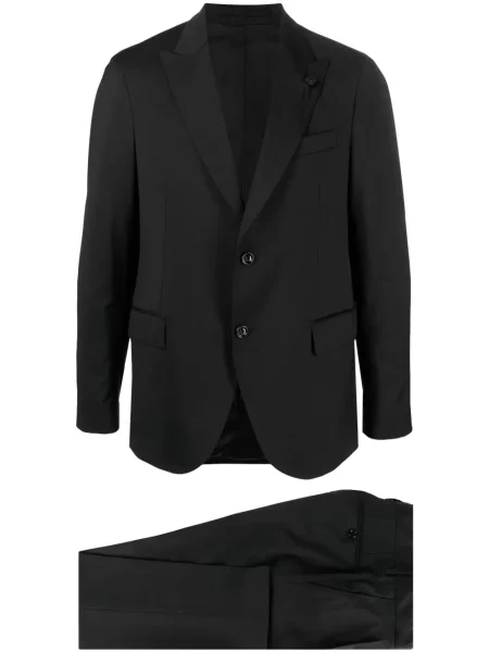 Costum Lardini de lână de costum negru