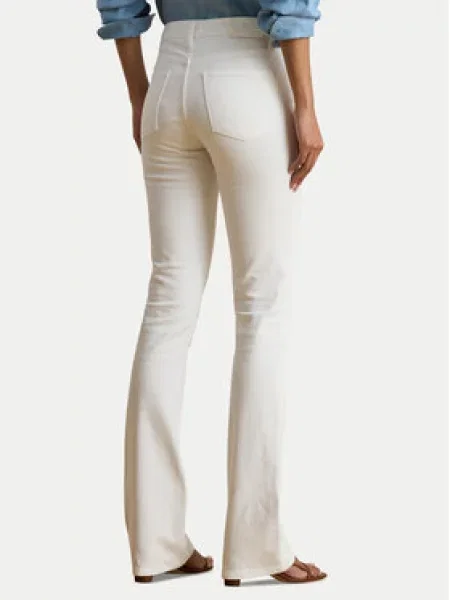 LAUREN RALPH LAUREN Jeans hlače Bootcut Fit bela