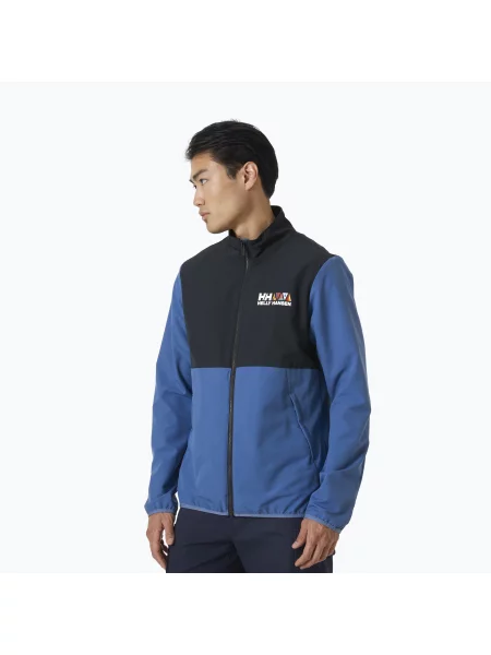 Jachtařská bunda Helly Hansen Newport Softshell azurite modrá