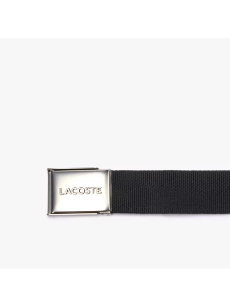 Lacoste Pasek Concept French Made czarny
