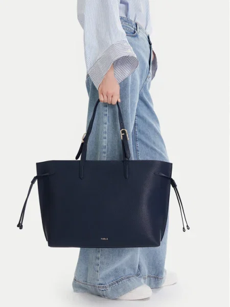 Geantă Furla Ava L CN Bleumarin