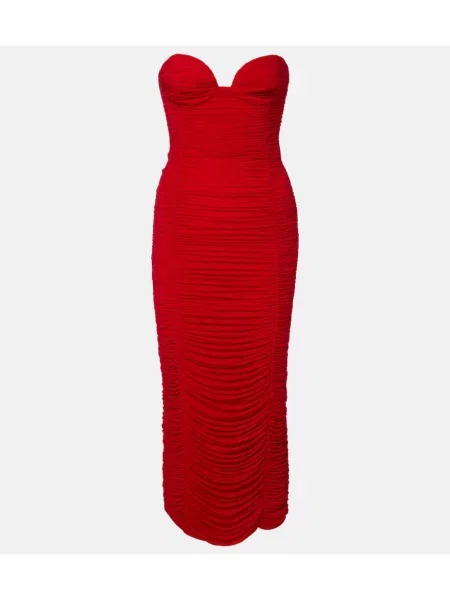 Rochie Magda Butrym de costum roșu