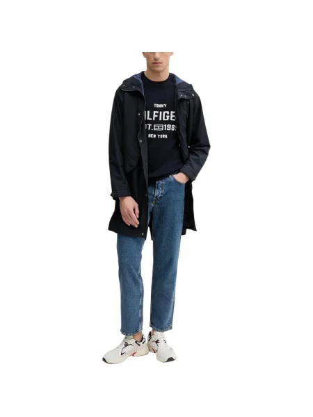 Geacă Tommy Hilfiger albastru