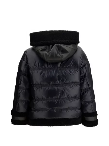 Garnitură de blană geacă cu puf Peuterey cu blană negru