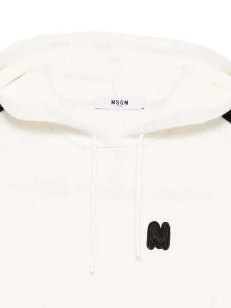 Bluza z kapturem dziecięca Msgm biała