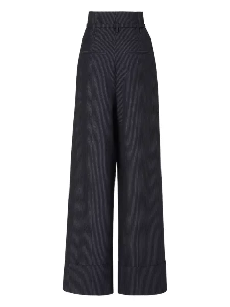 Pantaloni Fendi de lână negru