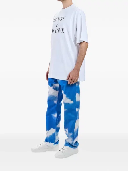 Tricou Moschino cu imagine alb