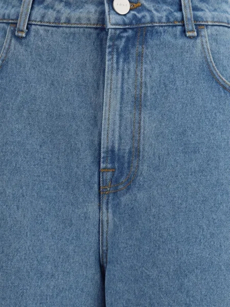 Blugi Róhe cu 5 buzunare albastru