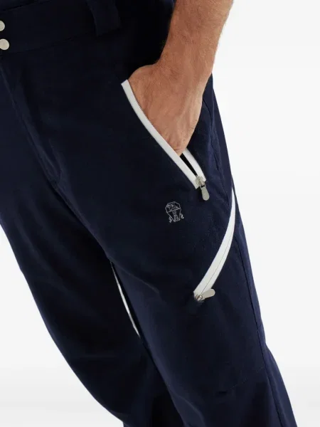 Pantaloni Brunello Cucinelli albastru