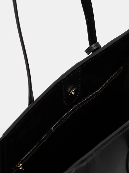 Кожаная сумка Boss черная