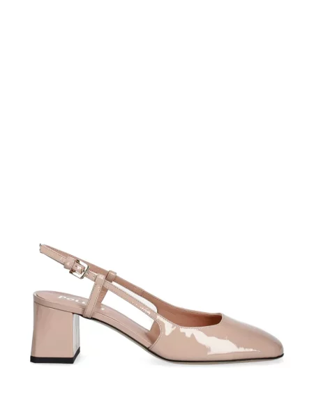 Pantofi cu toc Pollini din piele slingback
