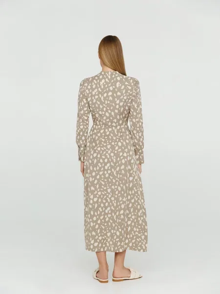 Сукні PRPY тканина бежевий