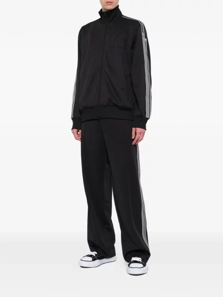 Ριγέ skate & street φούτερ Dover Street Market με αυτόγραφο μαύρο