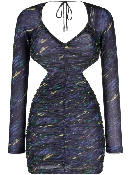 Rochie mini Rotate de costum albastru