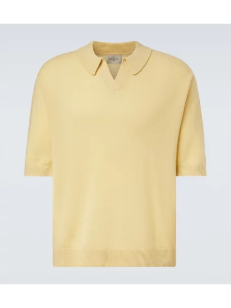 Pulover Le Kasha iz kašmirja rumena