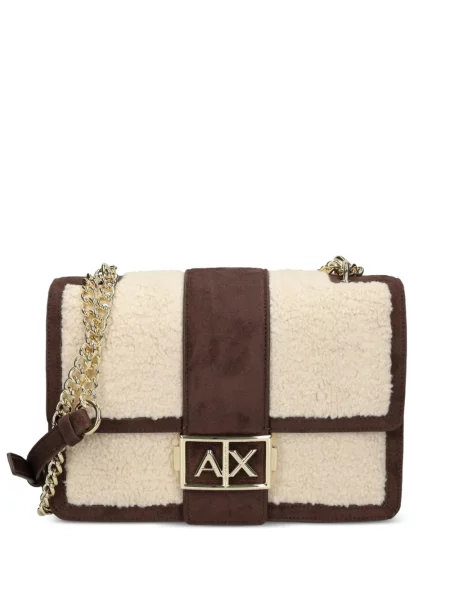 Geantă Armani Exchange din piele de oaie