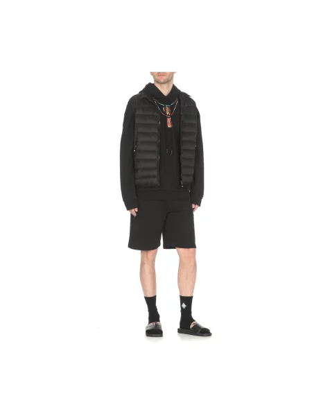 Bluza z kapturem Marcelo Burlon z kapturem z nadrukiem czarna