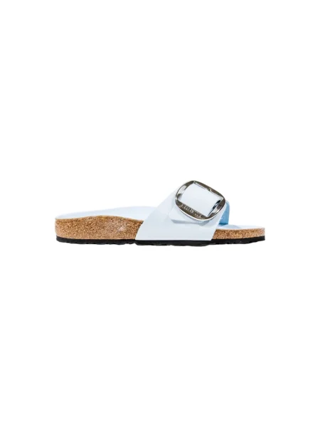 Чехли Birkenstock Madrid Big Buckle синьо кафяво