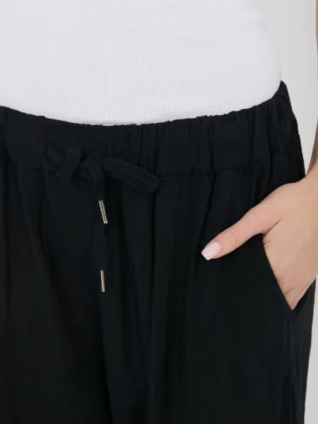Pantaloni Italy Moda negru