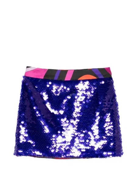 Spódnica mini dziecięca Pucci fioletowa